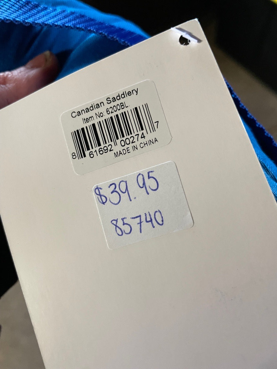 Blue Saddle Pad