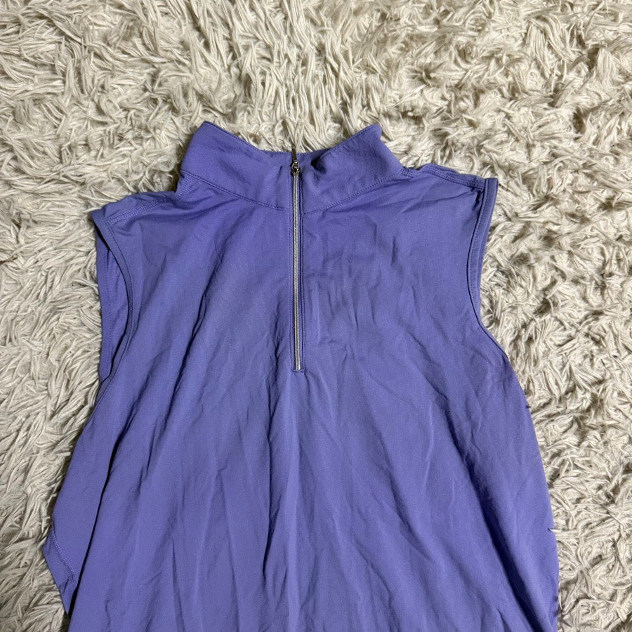 DOVER SADDLERY Women’s Large Purple Dover Sleeveless Horseback Riding Sunshirt (2)