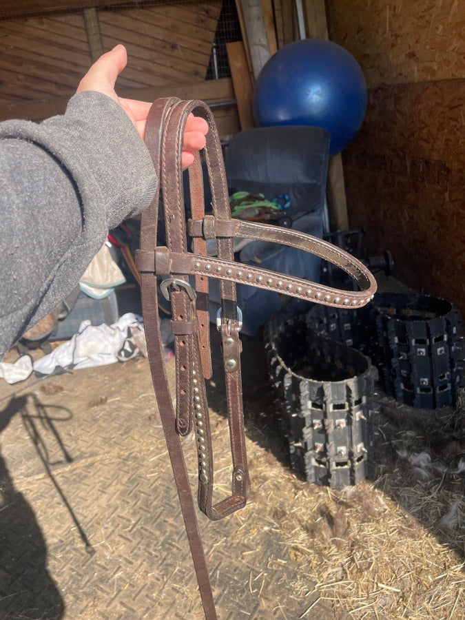WEAVER LEATHER Western headstall (4)