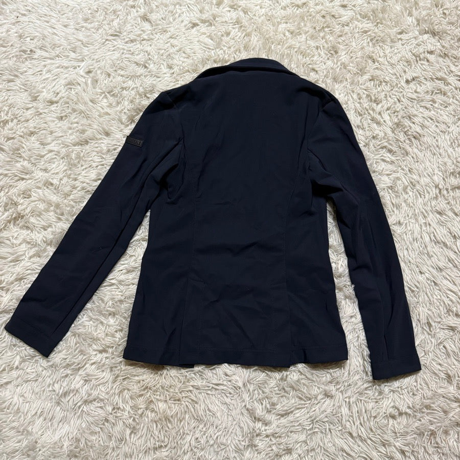 Women’s Size 2 Navy Ariat Horseback Riding Show Coat. Needs button repaired.
