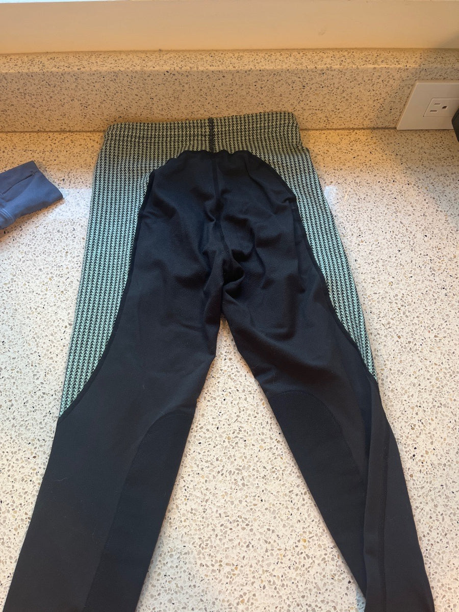 Fun green and black kerrits leggings