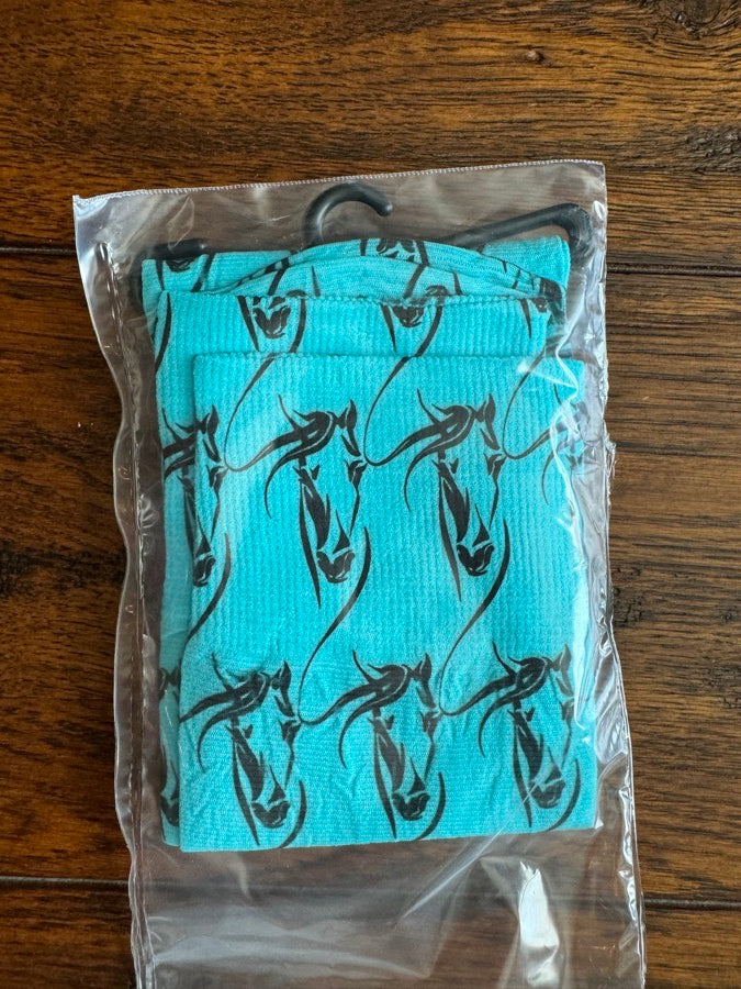 Zocks Boot Socks - Light Blue Plaid