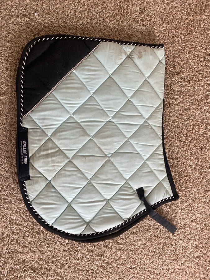 Mint green saddle pad