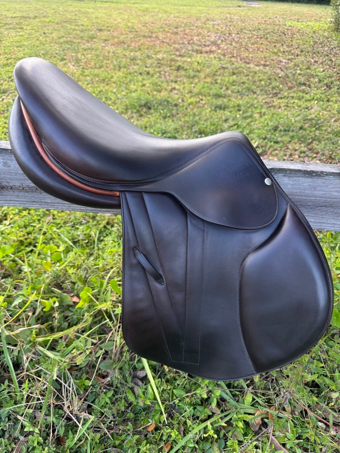 BUTET 17.5” Butet Premium Saddle - Full Calfskin - 2018 - L Seat - 2.5 Flaps - 4.25” (3)