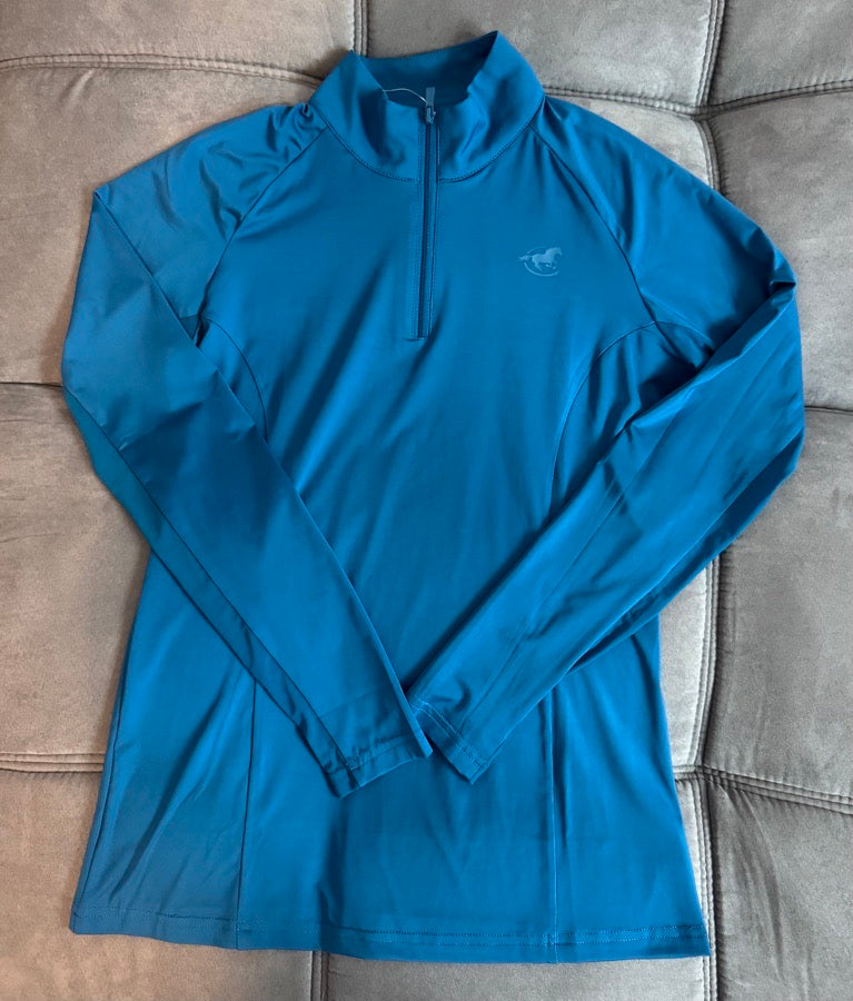 PIPER BY SMARTPAK Piper Women’s Sunshirt Quarter Zip, size Small, NWT