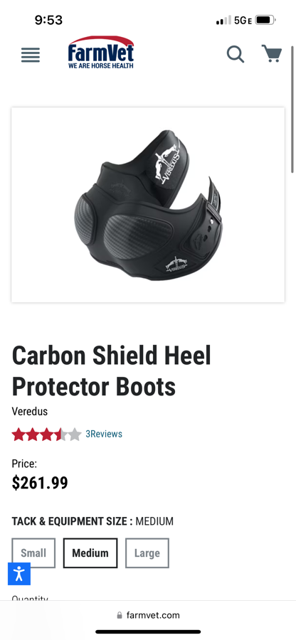 Veredus Carbon Shield Boots