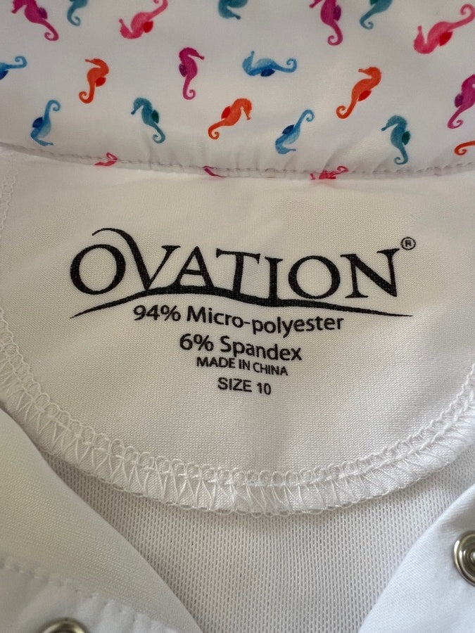 Girls Ovation long sleeved showshirt