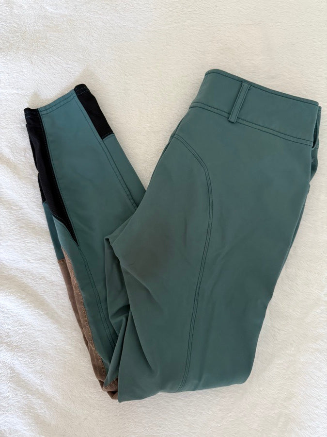 26R RJ Classics knee patch breeches- Atlantic