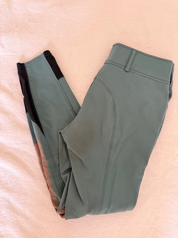 26R RJ Classics knee patch breeches- Atlantic