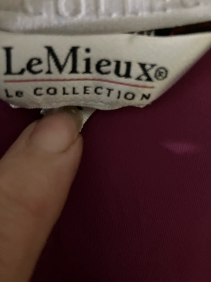 LEMIEUX My Le Mieux burgundy long sleeve top M (2)