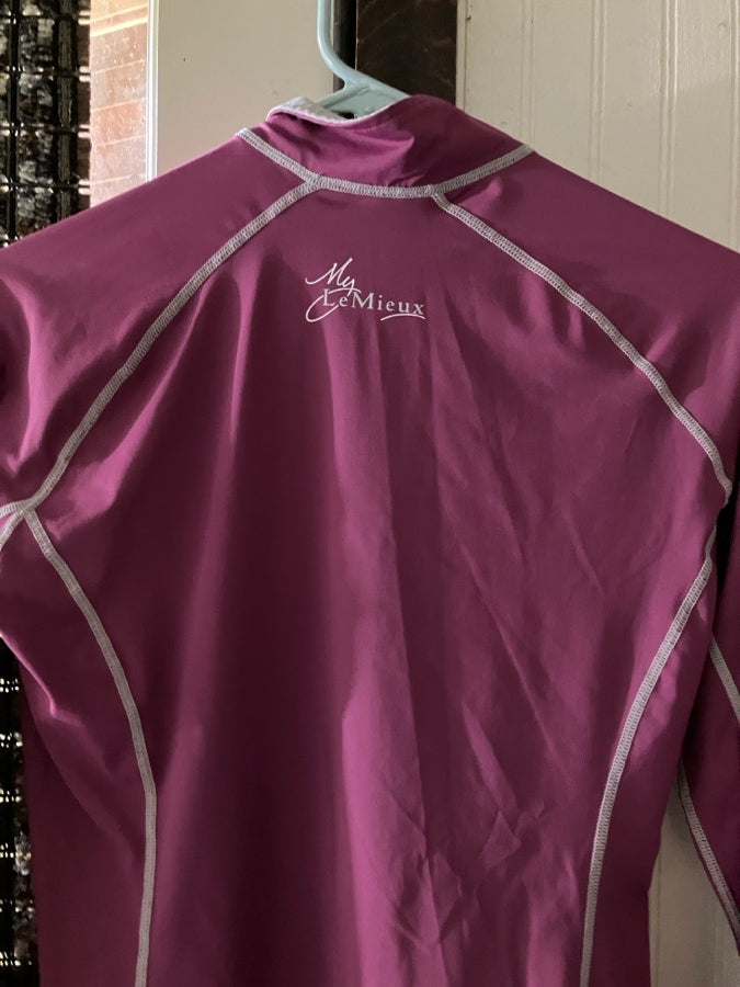 LEMIEUX My Le Mieux burgundy long sleeve top M (3)