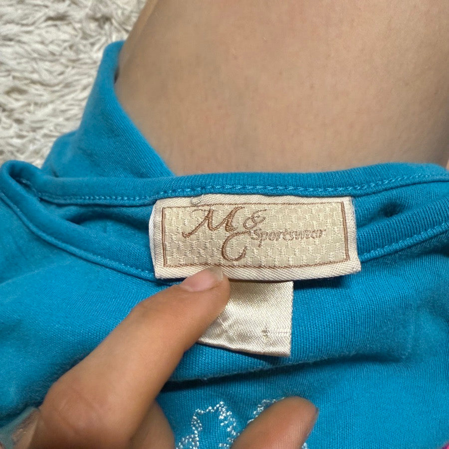 Other Women’s Blue M&C Sportswear Live To Ride Horseback Riding Equestrian T-shirt (3)