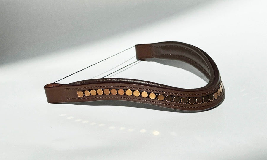 OTHER Copper Beaded Browband (5)