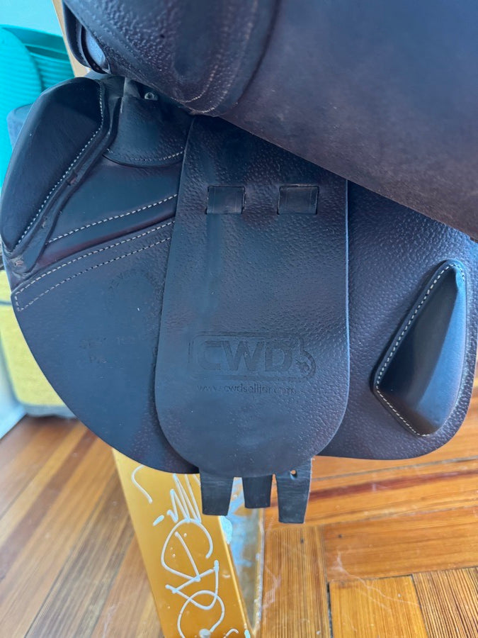 CWD 16.5” 2019 CWD SE03 Jump Saddle - Grain/Buffalo - 1L Flaps - Excellent! (3)