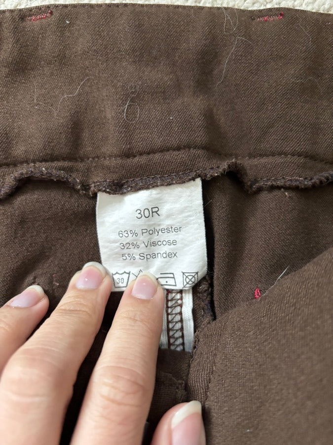 30R piper knit, brown with pink, knee patch. Great condition