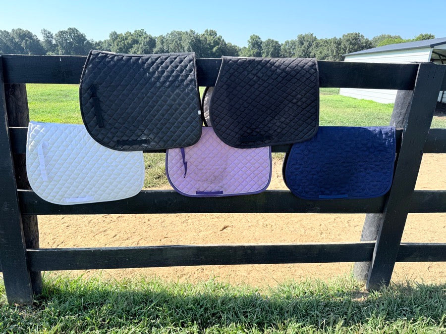 DOVER SADDLERY Purple Dovers AP Saddle Pad (2)