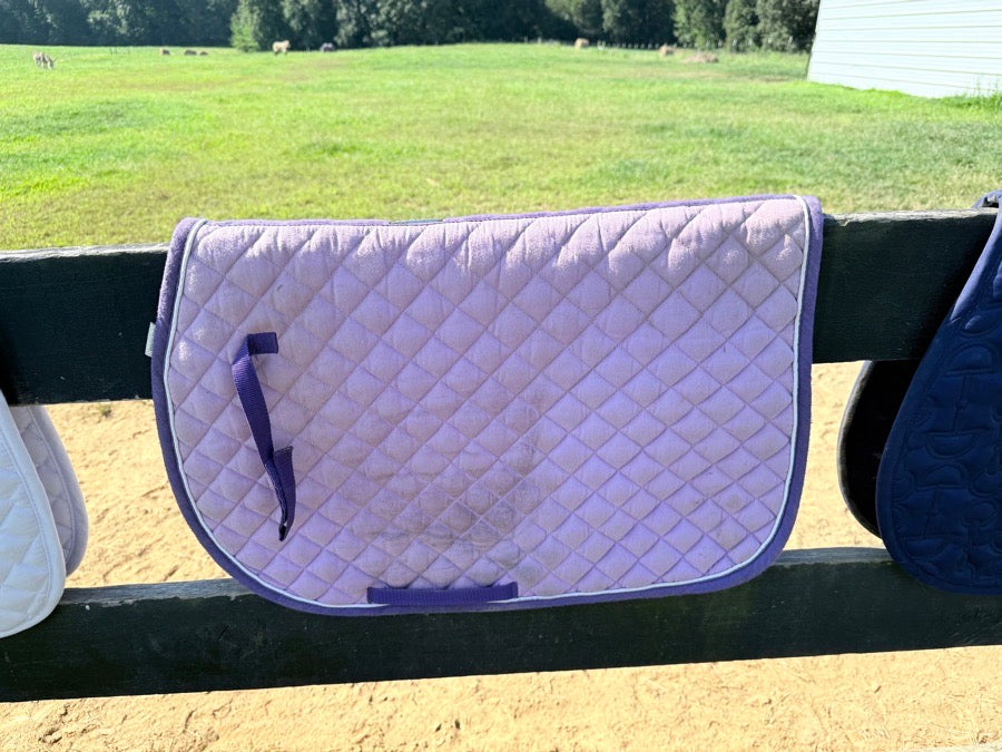 DOVER SADDLERY Purple Dovers AP Saddle Pad