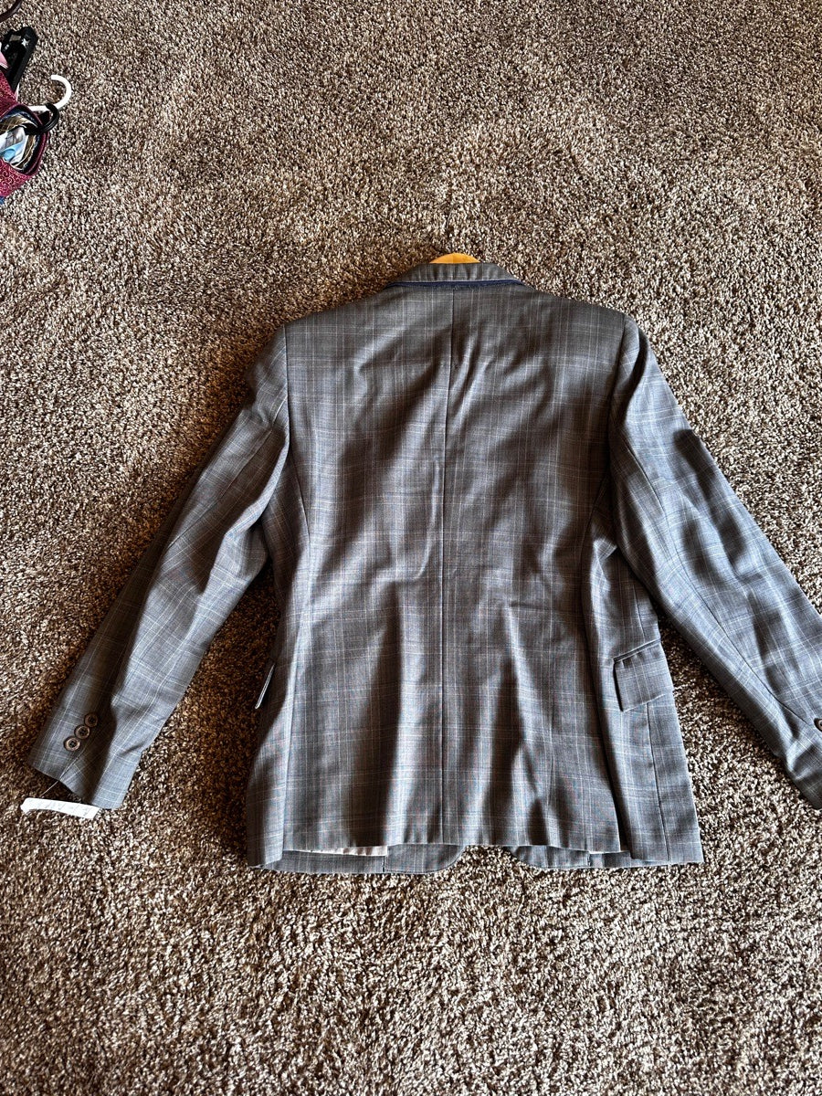 Grand Prix Windowpane Gray Show Jacket