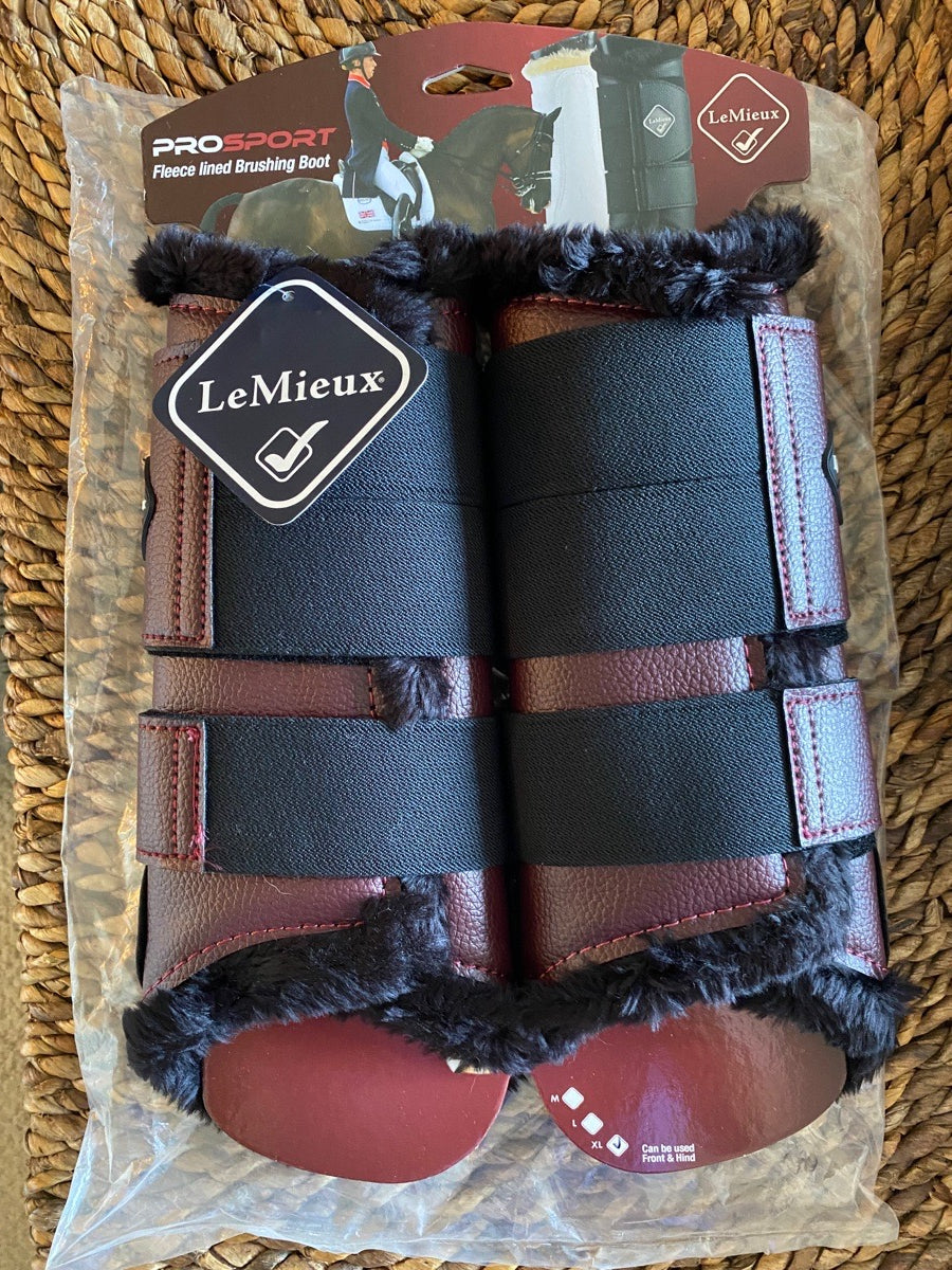 LeMieux Fleece Lined Brushing Boots XL