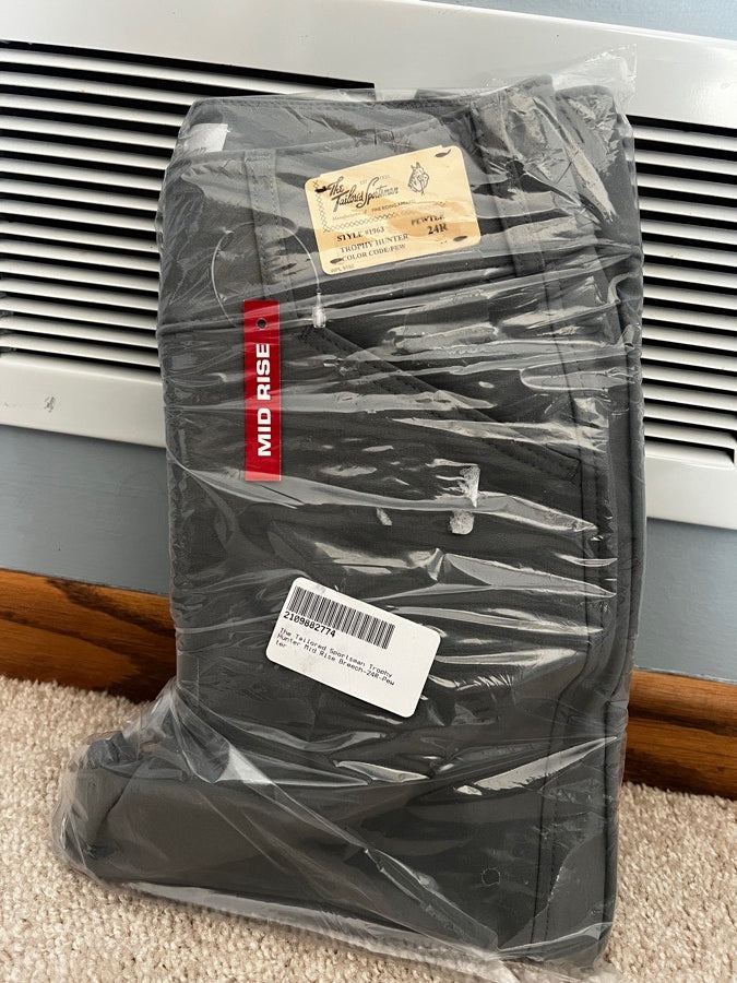 Tailored Sportsman’s/ Mid Rise / Pewter / size 24r