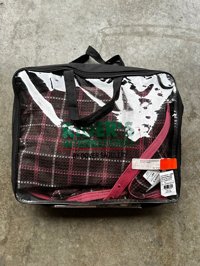 Mahogany Rose Plaid Cooler