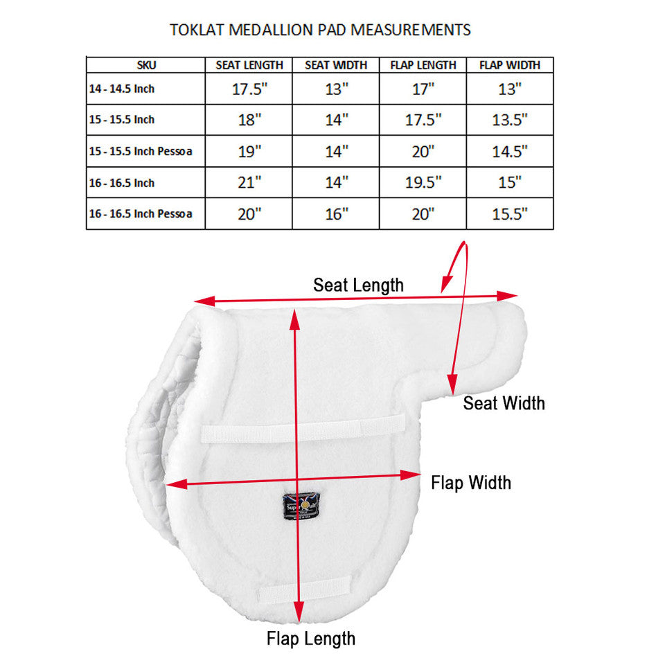 Toklat Medallion Super Quilt Saddle Pad - 14"-14.5"