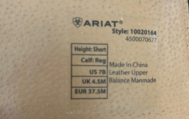 Ariat Ladies Field Boots - US 7 (regular calf/short height)