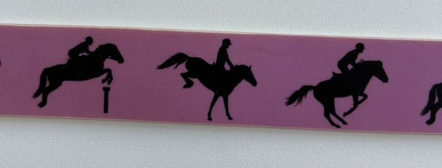 C4 Children's Belt - Purple Horses