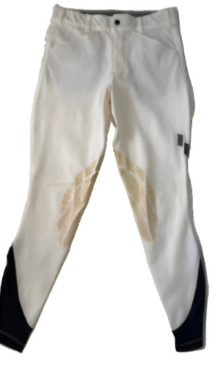 Struck Men's 50 Series breeches, white, size 28