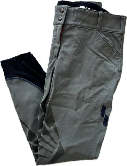 Struck 50 series Grey Breeches, Ladies' 30