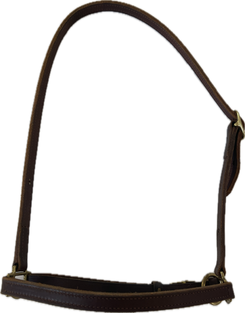 GROOMING BRIDLE LEATHER HALTER - FULL