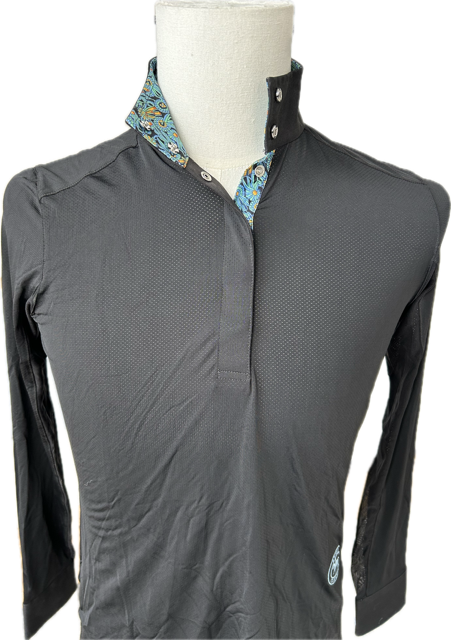 Essex Classics “Dusk” Black Performance Show Shirt - M- New!