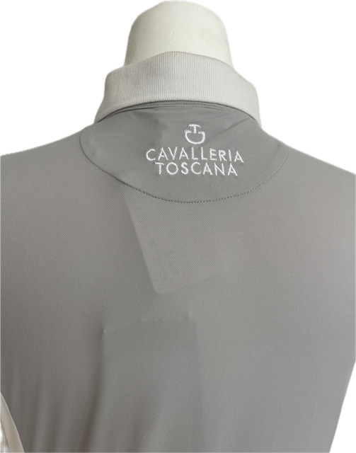 Cavalleria Toscana Net Stretch Polo - Large - New