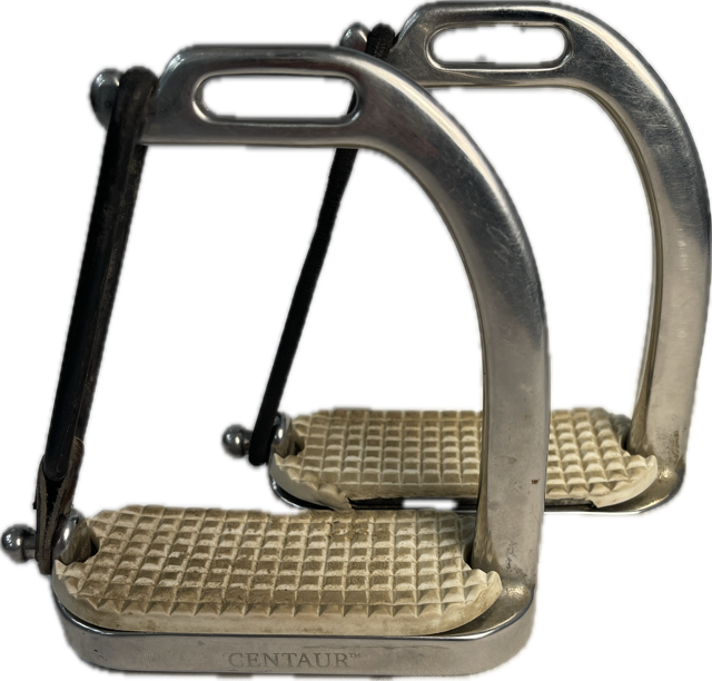 Centaur Fillis Peacock Stirrup Irons - 4"