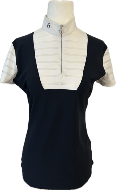 Cavalleria Toscana SHEER STRIPE SHOWSHIRT - Small