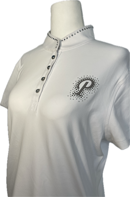 Pikeur Short Sleeve with Crystals - Women Large (42) - New