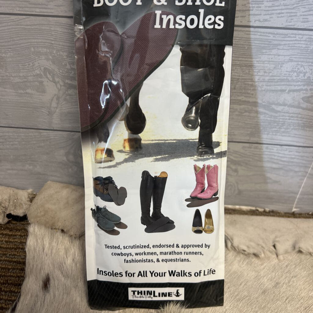 Boot and shoe insoles- thin