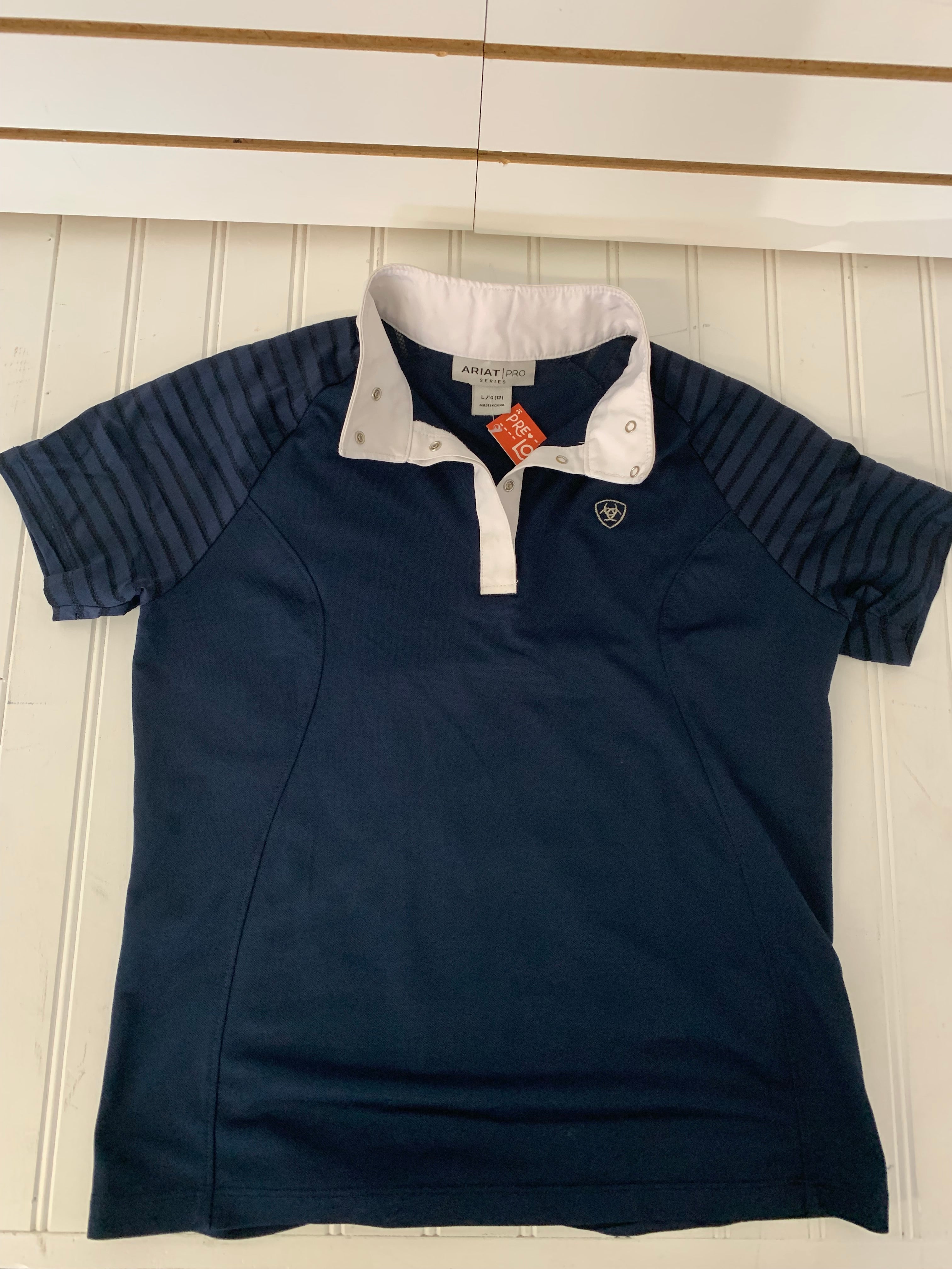 PRE-L🧡VED ARIAT GIRLS SHOW SHIRT