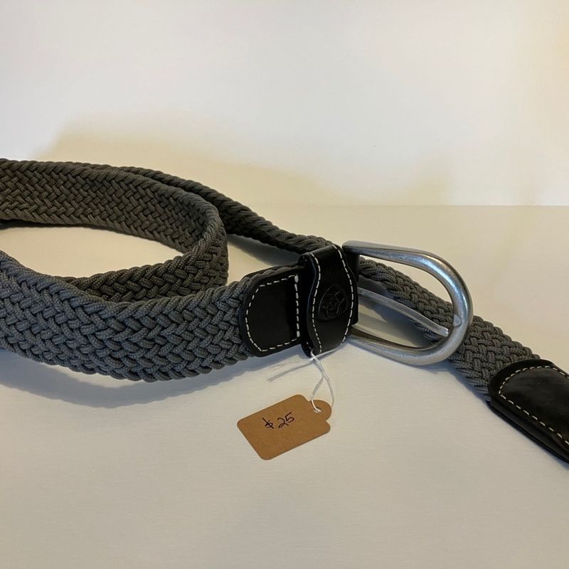 Ariat Woven Grey Belt