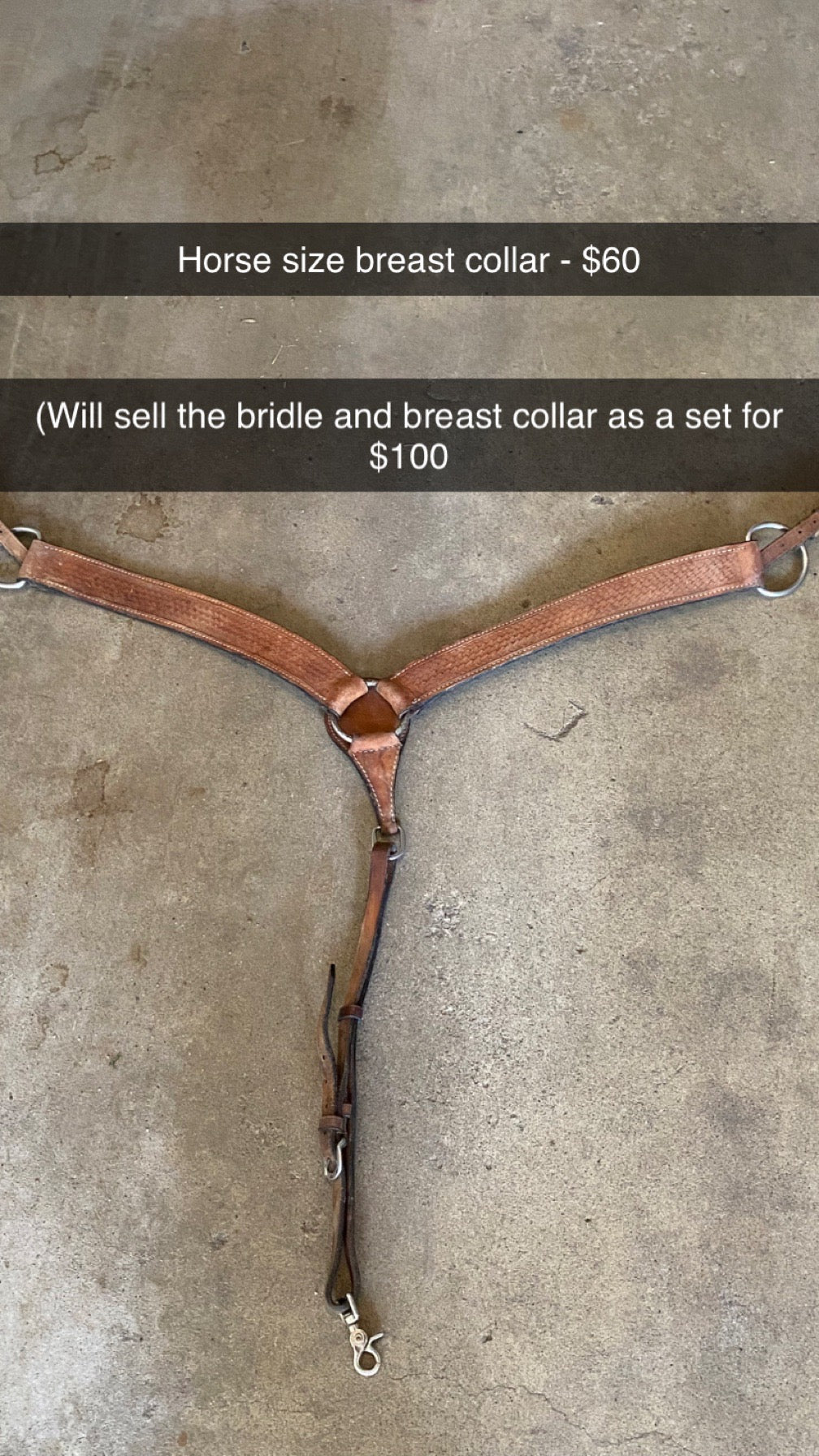 Breast plate and/or headstall