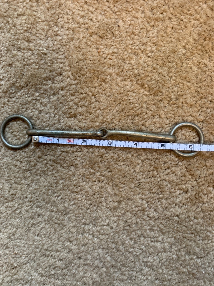 5 inch Overcheck Snaffle Bit for Harness