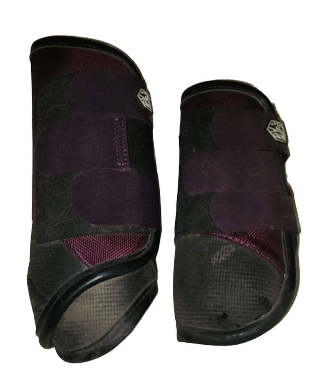Purple QHP eventing boots