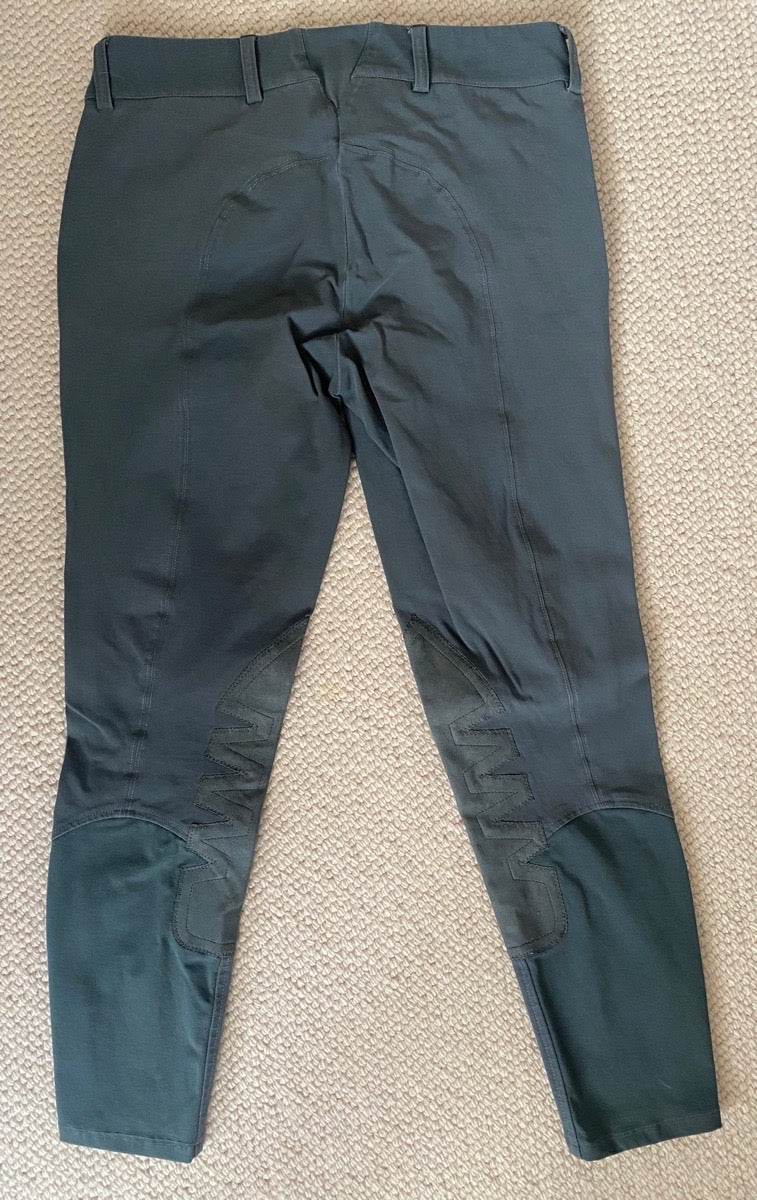 Grey Ariat Pro Circuit Knee Patch Breeches Size 28