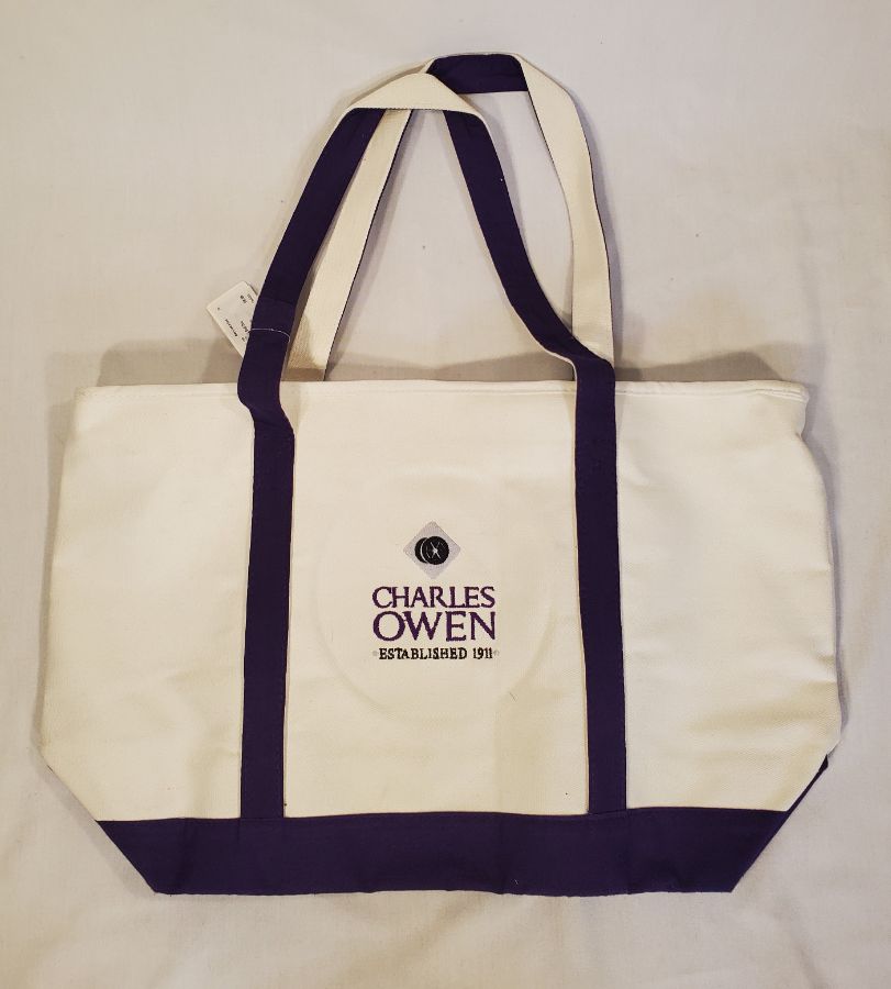 Charles Owen Canvas Boat Tote - New!