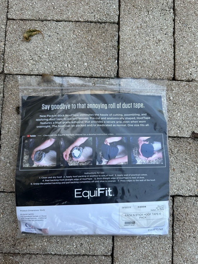EquiFit Pack-n-Stick Hoof Tape 6 Pack