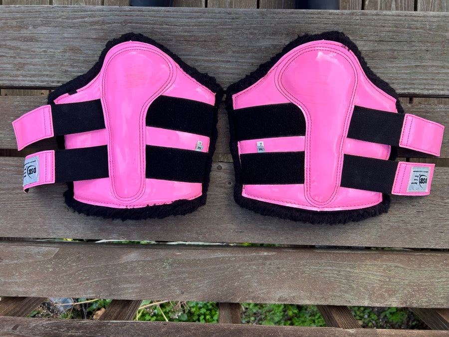 Pink Glossy DSB Horse Boots