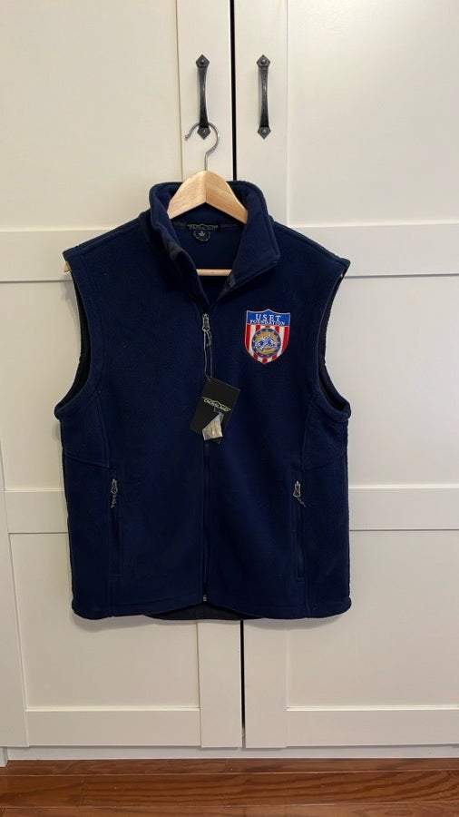 USET Foundation equestrian fleece vest. NWT!